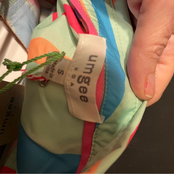 Umgee Multicolor Ruffled Mini Dress Size Small NWT - Picture 4 of 5